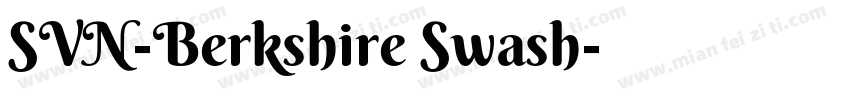 SVN-Berkshire Swash字体转换